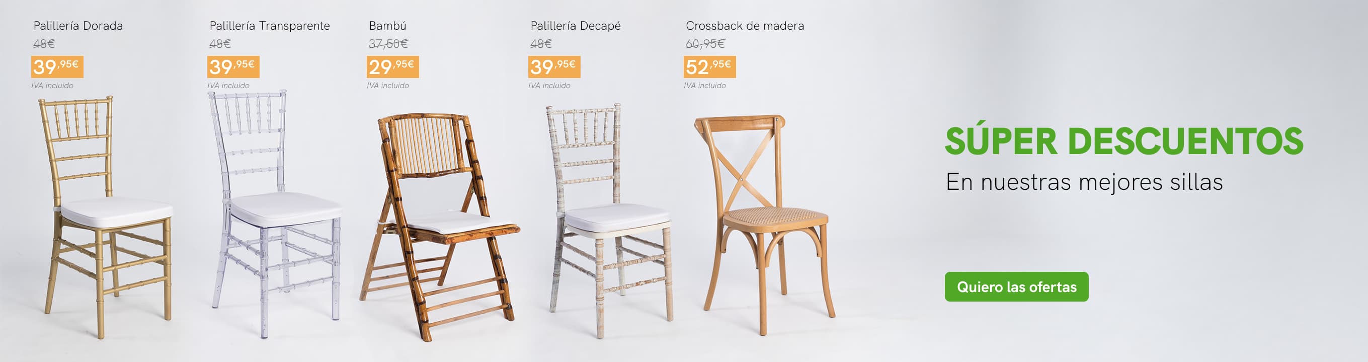 Ofertas en sillas